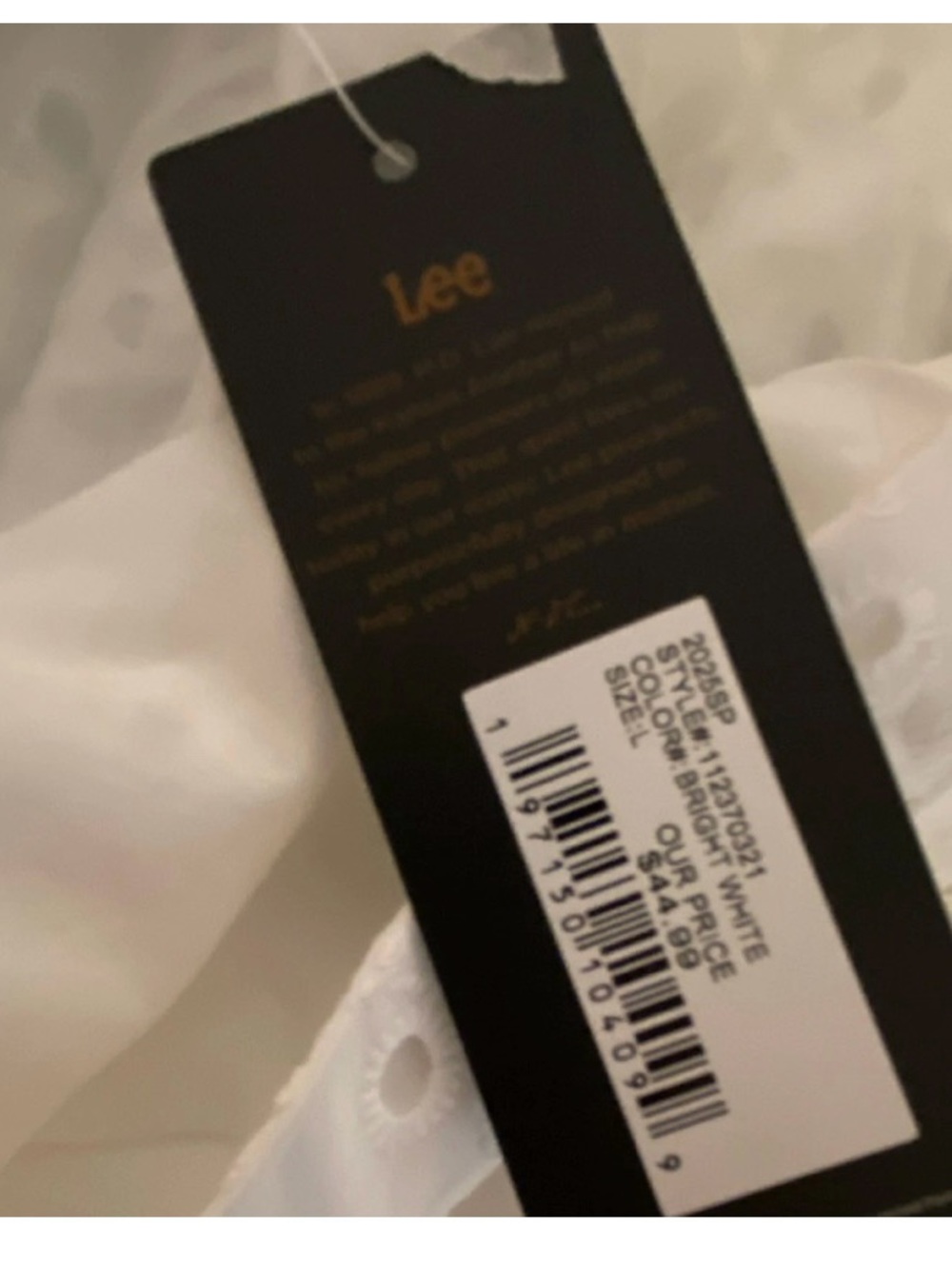 Tory Burch Black and White Branded Box Label - Picture 3 of 6